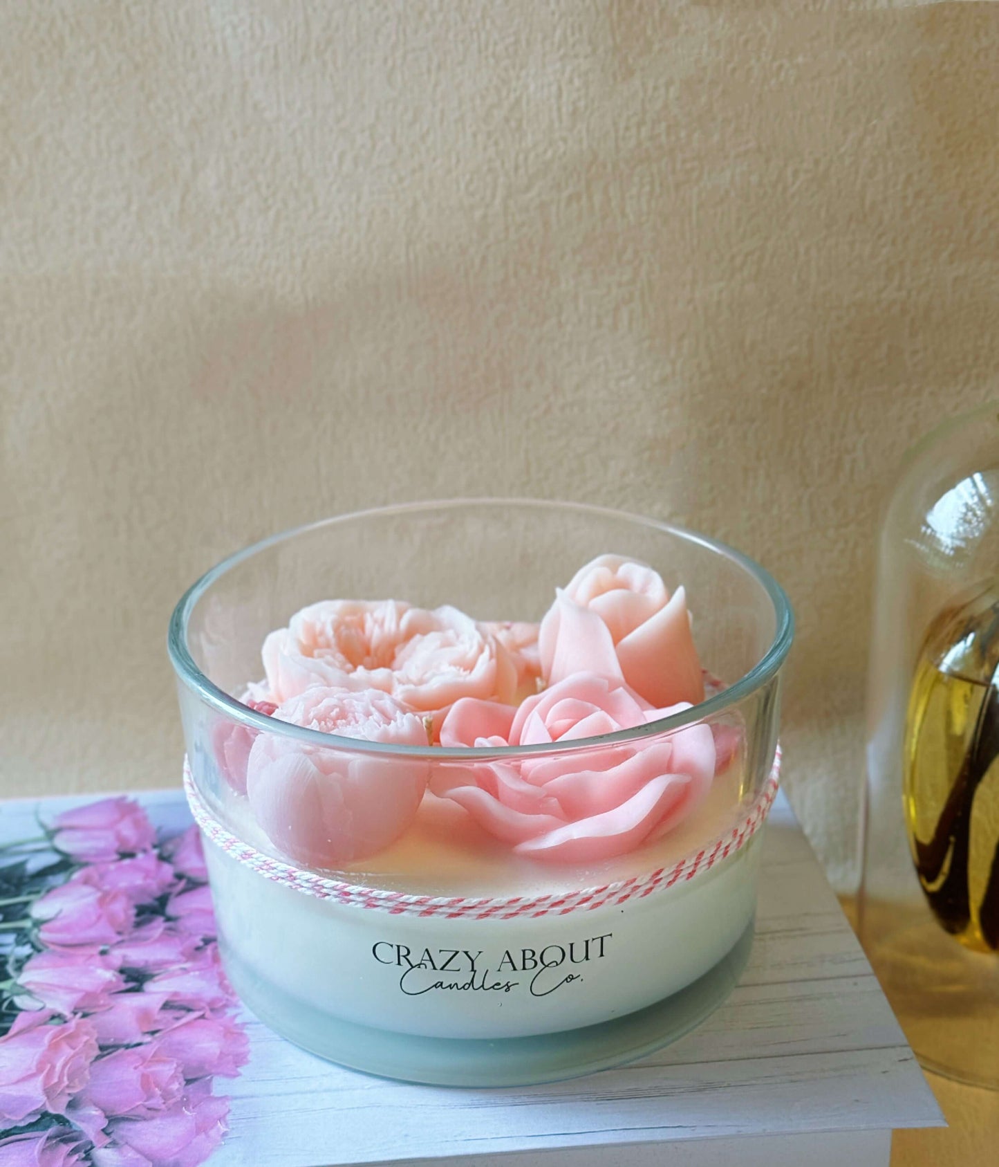 Large Rose Container Candle | Romance Captured
