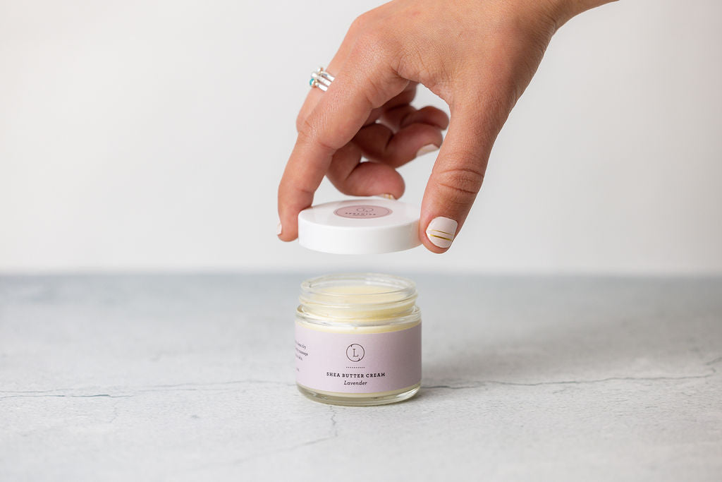 La Glow Lavender Shea Butter Body Cream for Deep Nourishment and Hydration