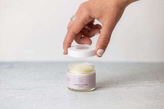 La Glow Lavender Shea Butter Body Cream for Deep Nourishment and Hydration