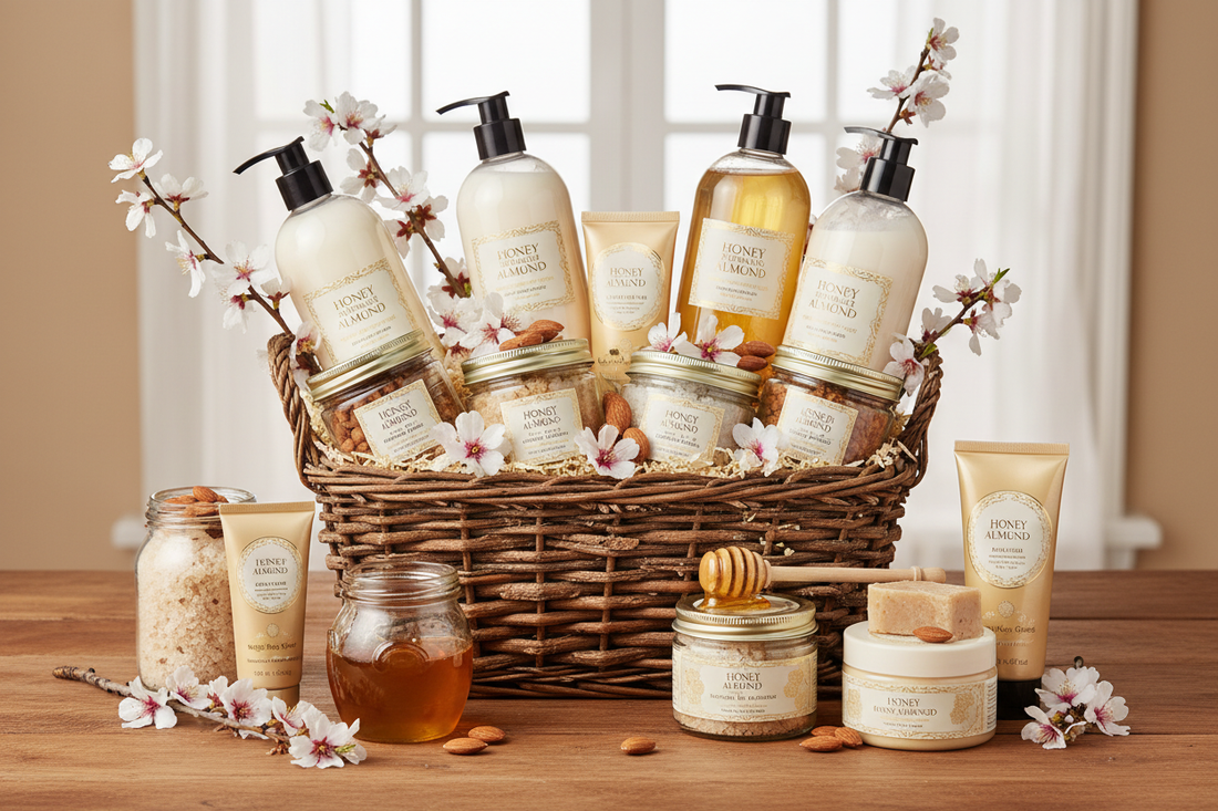 Milk & Honey Bath Ritual: La Glow's Bath Tub Gift Set for Total Relaxation