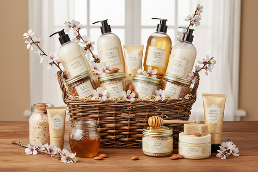Milk & Honey Bath Ritual: La Glow's Bath Tub Gift Set for Total Relaxation