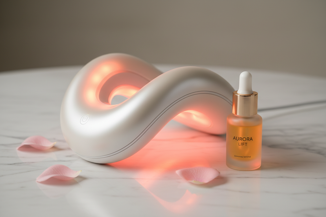 LED Therapy for Face and Neck: La Glow's Lifting Device Explained
