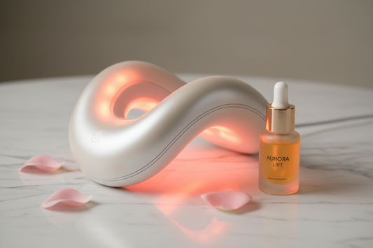 LED Therapy for Face and Neck: La Glow's Lifting Device Explained