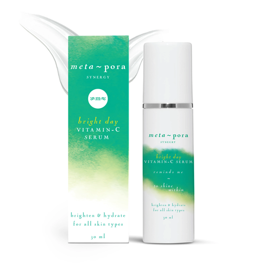 La Glow Bright Day Vitamin C Serum - morning brightening serum for radiant glowing skin, luxury clean skincare