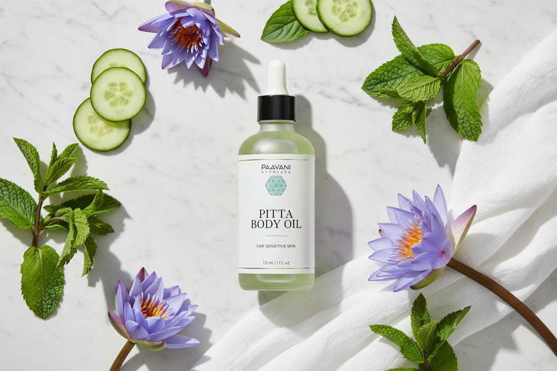 Ayurvedic Luxury: La Glow's Pitta Body Oil for Cooling, Calming Skin Relief