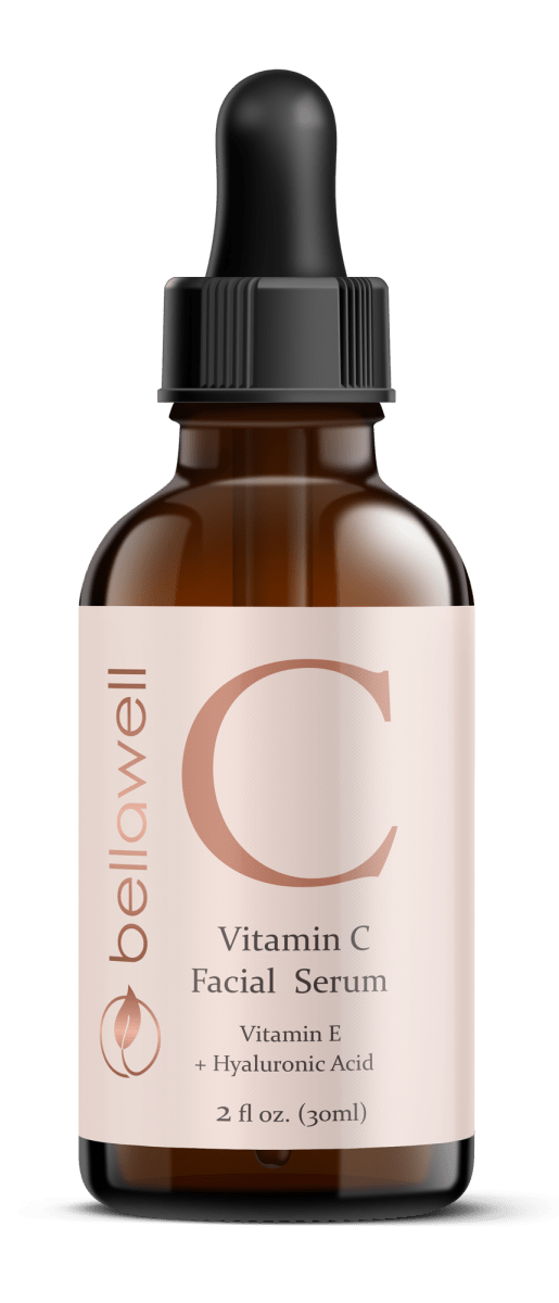 La Glow Vitamin C Serum by Bellawell with Hyaluronic Acid, Vitamin E, Aloe Vera and Jojoba Oil - luxury brightening serum for all skin types