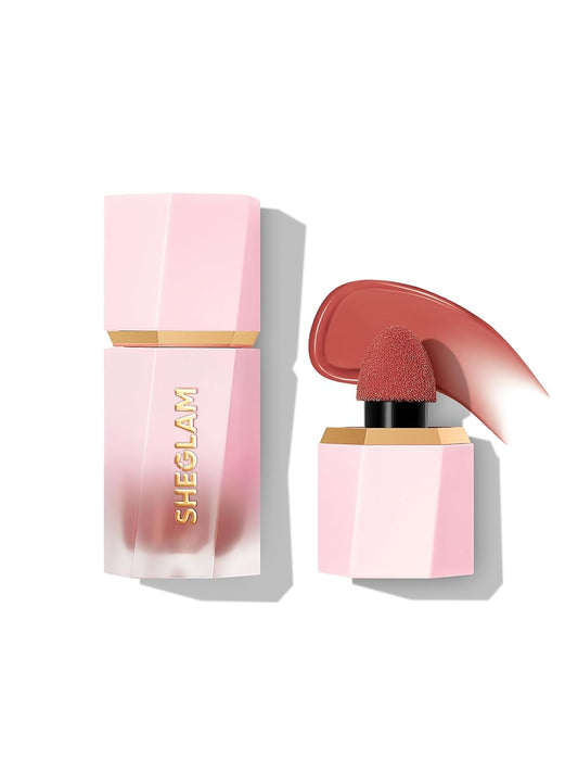 SHEGLAM Color Bloom Liquid Blush Makeup for Cheeks Matte Finish - Risky Business