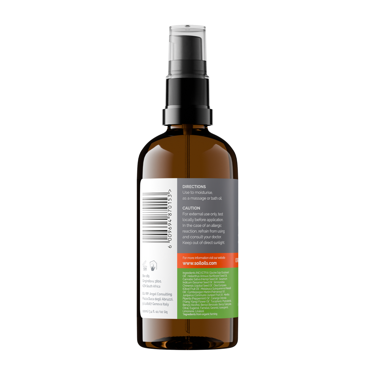 Organic Uplifting Blended Oil 100ml