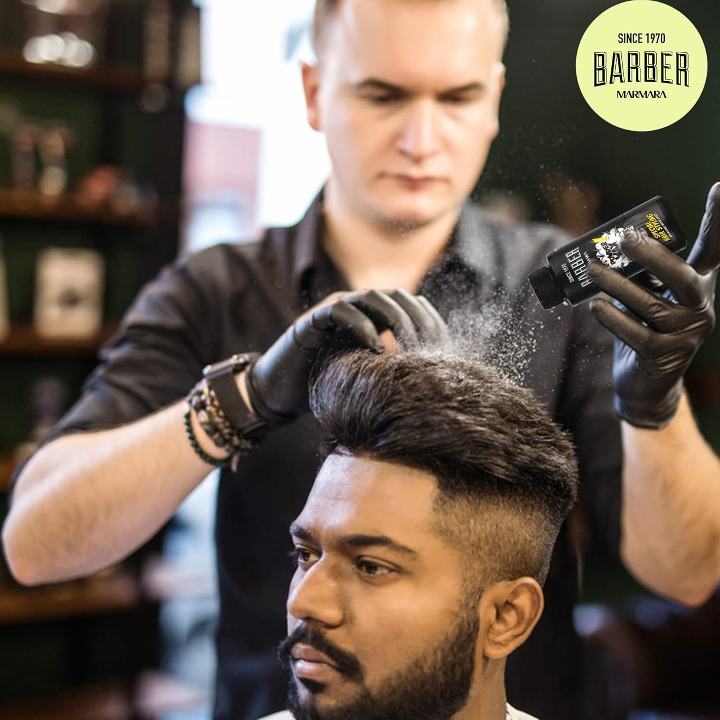 BARBER MARMARA Styling Powder with Matt Effect - Hair Powder for Women & Men, Modeling Powder for a Matte Look
