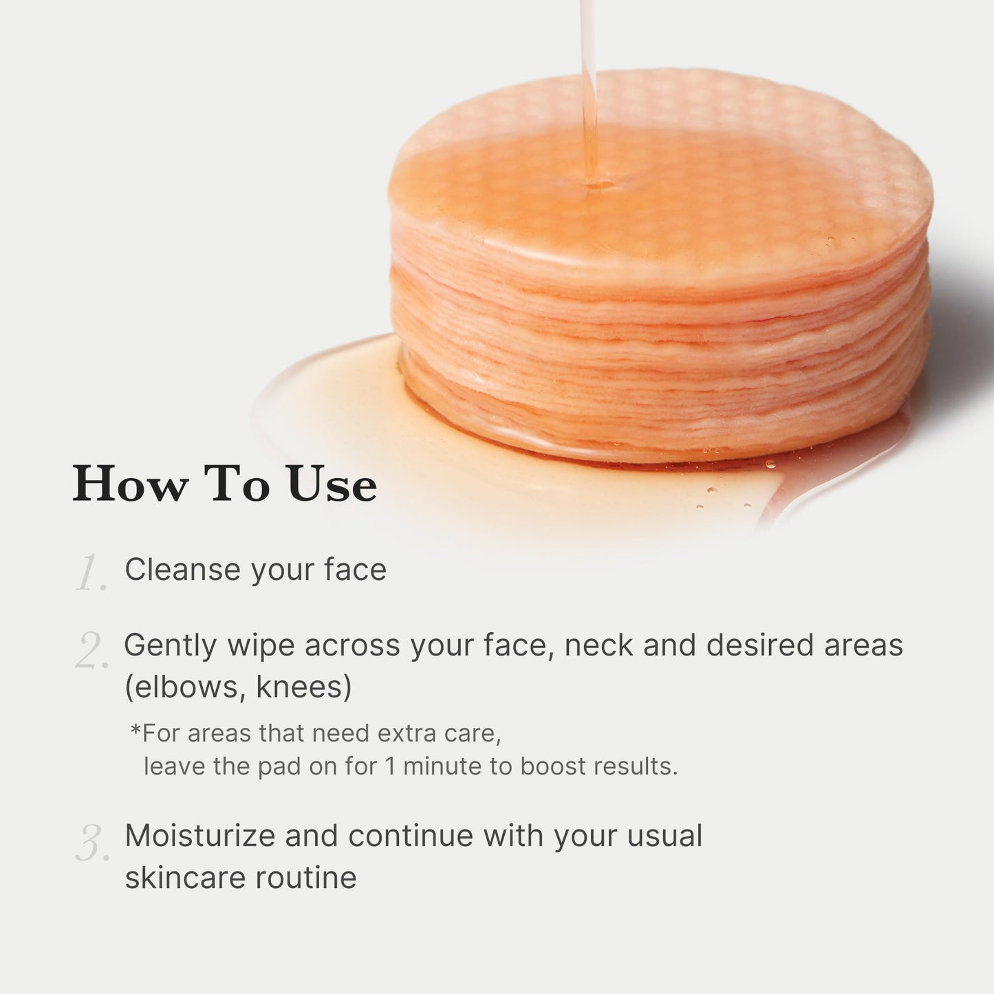medicube Toner Pads Zero Pore Pad 2.0 | Dual-Textured Facial Pad for Exfoliation and Pore Care with 4.5% AHA Lactic Acid, 0.45% BHA Salicylic Acid | Ideal for All, Korean Skin Care, 70 Pads (1 Pack)