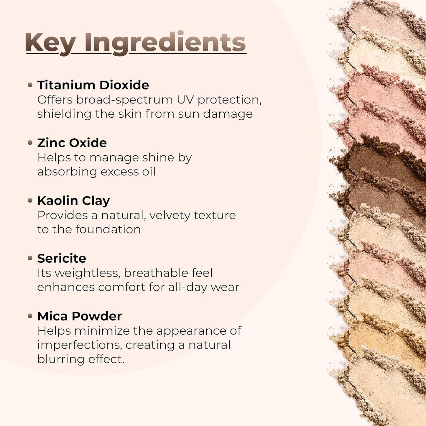 (8 Ounce Bag) (Light) Foundation Powder Refill By Sweet Face Minerals, Lightweight Mineral Loose Makeup Powder with SPF 20, Full Coverage Flawless Finish, Talc-free, Cruelty-Free, Refillable Pouch