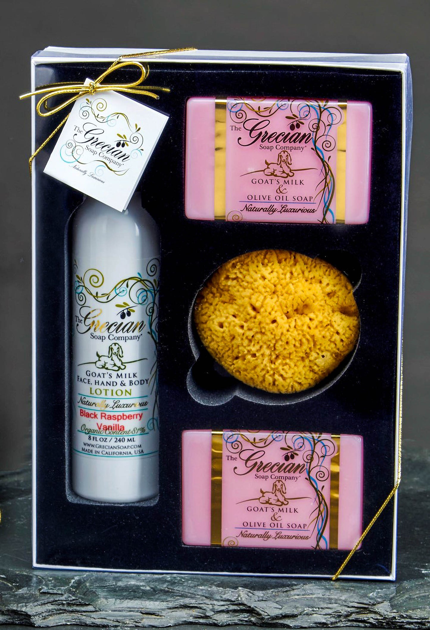 Lotion, 2 Soaps and Sponge Gift Set-Lavender