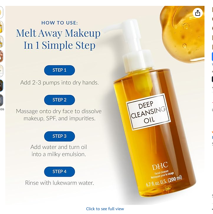 DHC Deep Cleansing Oil - How to use in 1 simple step