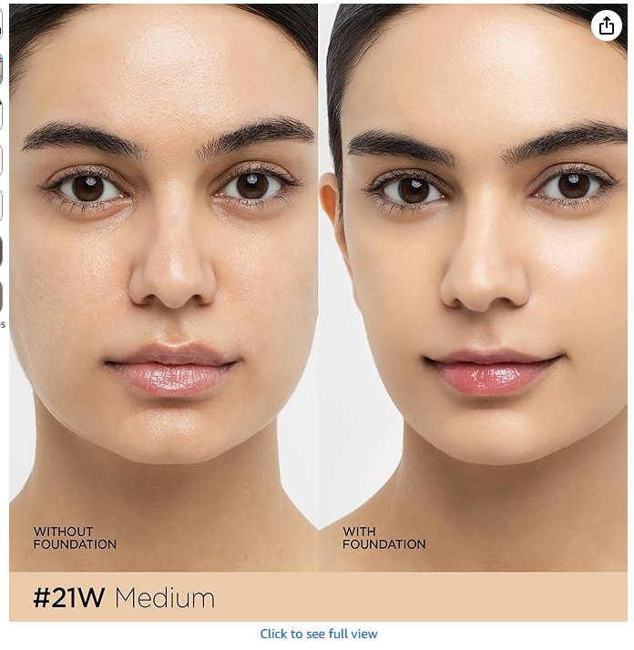 Full shade range chart - Cool, Neutral, Warm tones from Fair to Deep