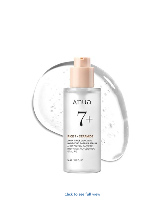 ANUA Rice Ceramide 7 Hydrating Barrier Serum 50ml bottle