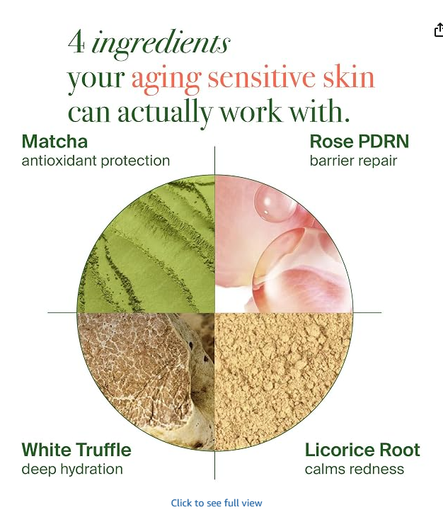 VELVENTE Matcha Cream - 4 ingredients: Matcha, Rose PDRN, White Truffle, Licorice Root